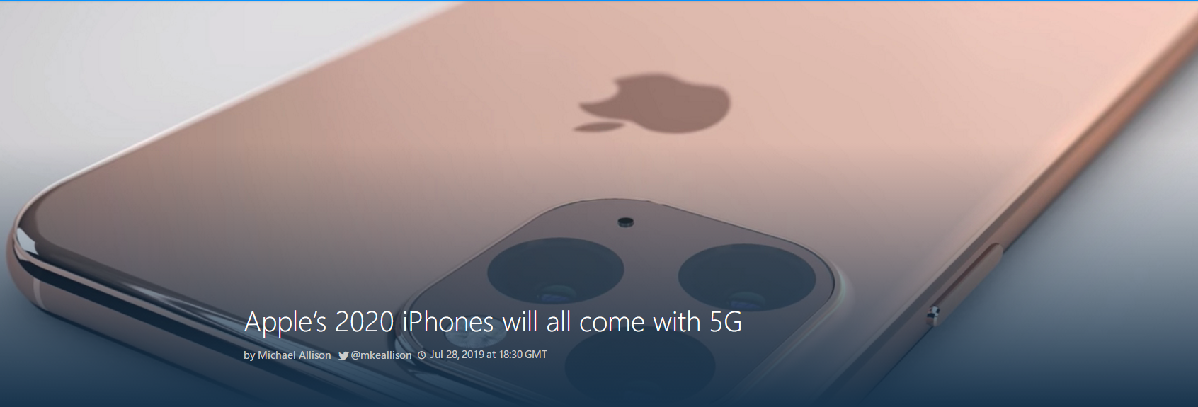 手機信號放大器|2020年新iPhone將全部支持5G
